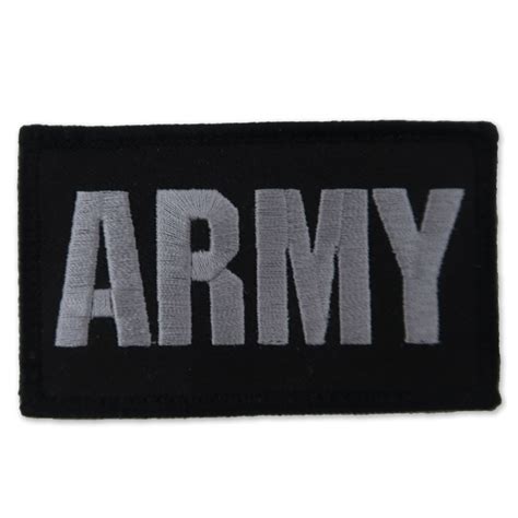 Army Velcro Patch (Black)