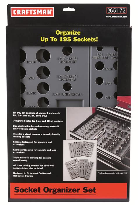 Craftsman 009-65172 Craftsman Socket Organizers | Summit Racing