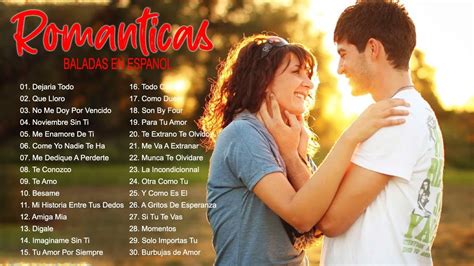 LAS 100 MEJORES BALADAS ROMANTICAS EN ESPAÑOL DE LOS 80 90 MIX ...