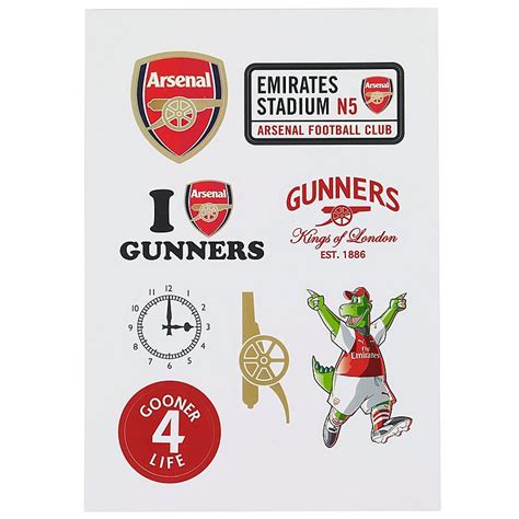 Arsenal Stickers Pack | Official Online Store