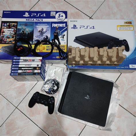 Playstation 4 Slim 1TB, Video Gaming, Video Game Consoles, PlayStation ...