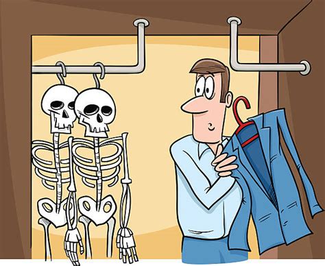 Skeleton In The Closet Illustrations, Royalty-Free Vector Graphics & Clip Art - iStock