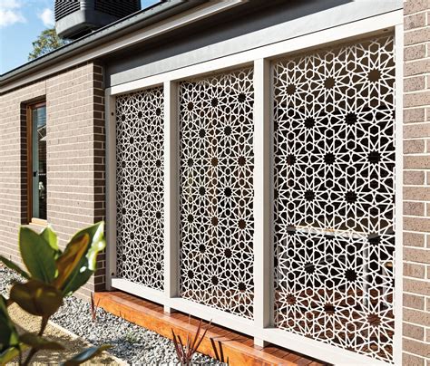 use stamped tin in garden | ... your outdoor space with designer metal screens, firepits and ...