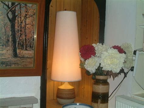 1960's TRUE VINTAGE RETRO FLOOR LAMP 43" GERMAN? TALL CONICAL LAMPSHADE | Retro floor lamps ...