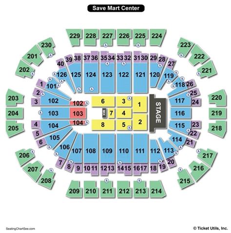 Save Mart Center Seating Chart | Cabinets Matttroy