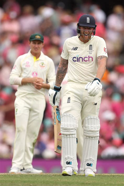 Ben Stokes laughs after successfully reviewing a decision against him | ESPNcricinfo.com