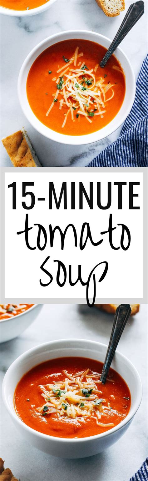 15-Minute Tomato Soup - Making Thyme for Health | Receta