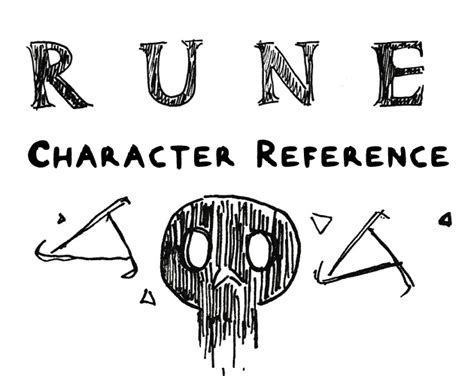 Rune Character Reference by Theo