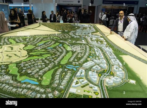 Model of new luxury housing estate at Dubai Hills Estate by developer ...