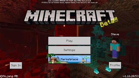 Bedrock Edition beta 1.16.20.53 – Official Minecraft Wiki