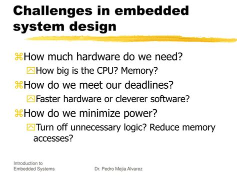 PPT - Introduction to Embedded Systems PowerPoint Presentation - ID:403715