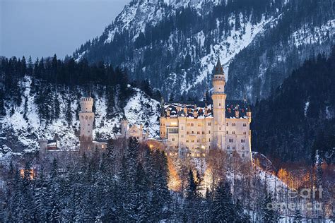 Neuschwanstein Castle in Winter 5 Photograph by Henk Meijer Photography