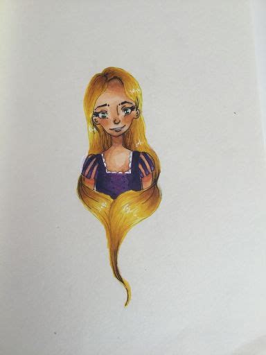 Rapunzel fan art | Art Amino