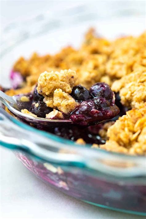 Easy Blueberry Crumble Recipe