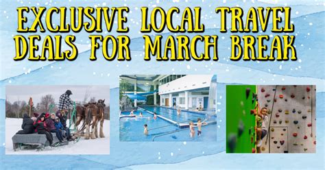 MARCH BREAK TRAVEL DEALS | Entertain Kids on a Dime Blog