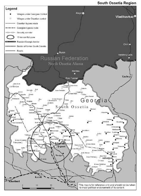 Detailed region map of South Ossetia. South Ossetia detailed region map | Vidiani.com | Maps of ...