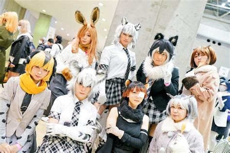 Cosplay Group Photo From the Kemono Friends Convention that Happened at Tokyo Big Sight in Japan ...