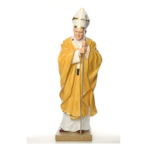 Pope John Paul II statue in fiberglass, 165cm | online sales on HOLYART.com