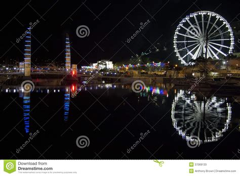 Harbour lights stock image. Image of harbour, bridge - 37069133