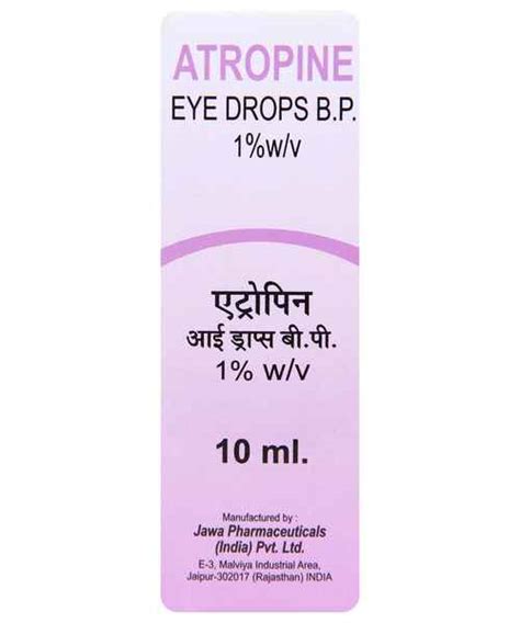 ATROPINE EYE 10ML DROPS ( JAWA PHARMACEUTICALS PVT LTD ) - B - MedPlusMart