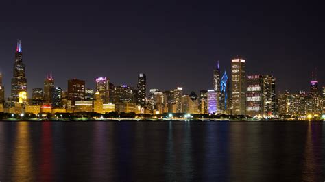 Chicago at Night Wallpapers - Top Free Chicago at Night Backgrounds ...