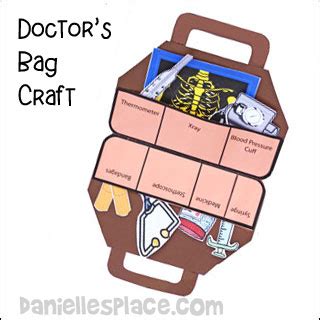 Doctor Bag Craft Template