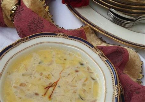 Sheer korma / sheer khurma Recipe by Farrukh Aziz - Cookpad