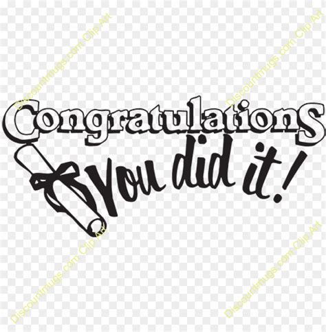 Free download | HD PNG congratulations you did it graduation graduation ...