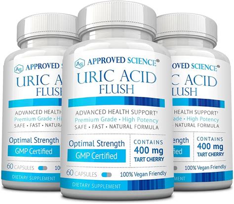 Amazon.com: Approved Science® Uric Acid Flush Supplement with Folic ...