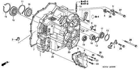 Honda Element Case, transmission - 21210-PZK-000 | Honda Parts Center ...