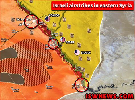 Details of large-scale Israeli air strike on eastern Syria + Images - Islamic World News