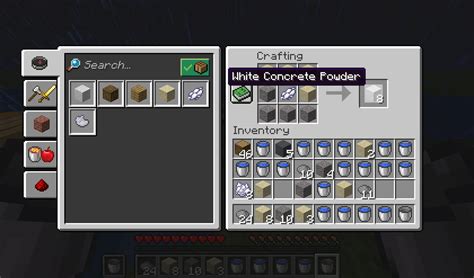 Concrete Recipe Minecraft Bedrock | Deporecipe.co