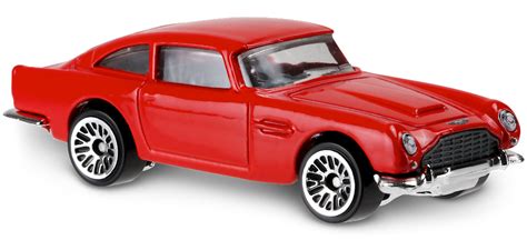 Aston Martin 1963 DB5 in Red, THEN AND NOW, Car Collector | Hot Wheels