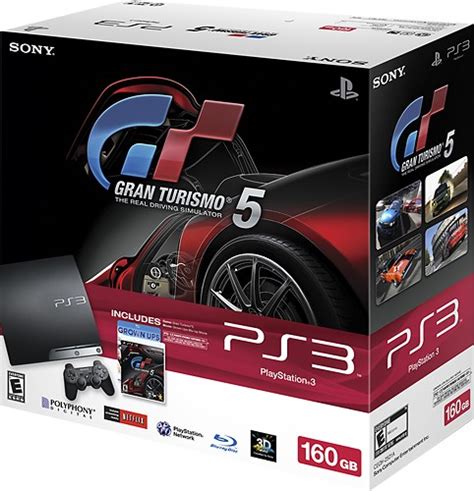 Best Buy: Sony PlayStation 3 (160GB) with Gran Turismo 5 and Grown Ups TEST