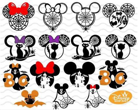 Bundle Halloween Disney Svghalloween Svgmickey and Minnie - Etsy | Disney halloween, Disney ...