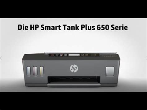 HP Smart Tank Plus 650 Serie - YouTube