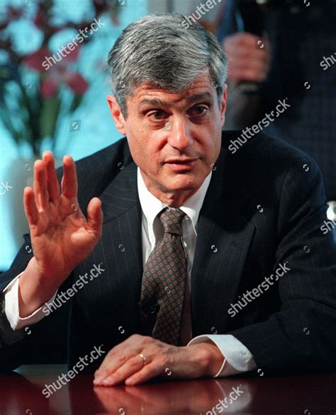 Rubin Treasury Secretary Robert Rubin Gestures Editorial Stock Photo ...