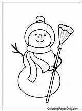 124 Snowman Coloring Pages  ColoringPagesOnlycom sketch template
