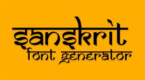 Sanskrit Font Free Download