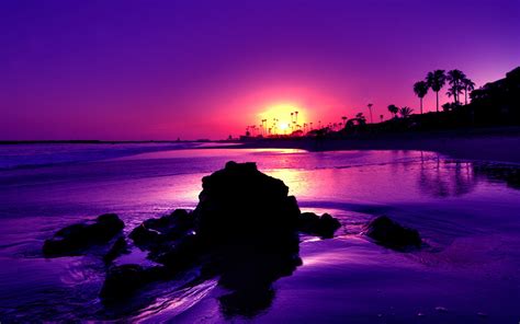 Dream Sunrise Color Island Ocean Paradise Scenic Sunset - Beautiful Sunset Beach Background ...