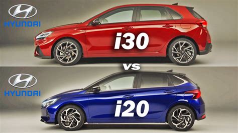 2020 Hyundai i20 vs Hyundai i30, Hyundai i30 vs i20 - visual compare - YouTube