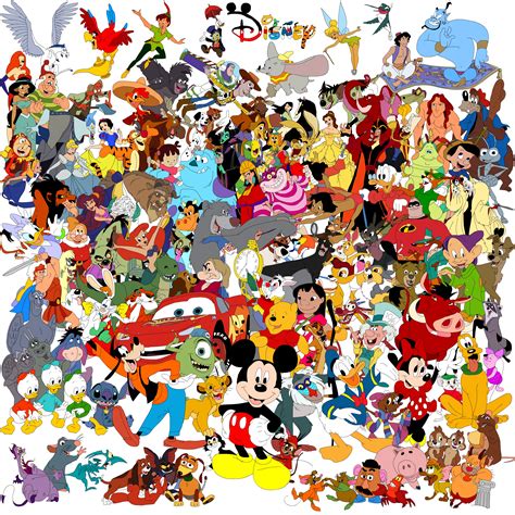 Image - Disney Character Collage by ToonGenius.jpg - Disney Wiki