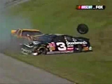 Dale Earnhardts Fatal Car Crash at Daytona 500 2001 - YouTube