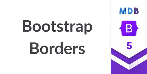 Bootstrap Borders - free examples & tutorial