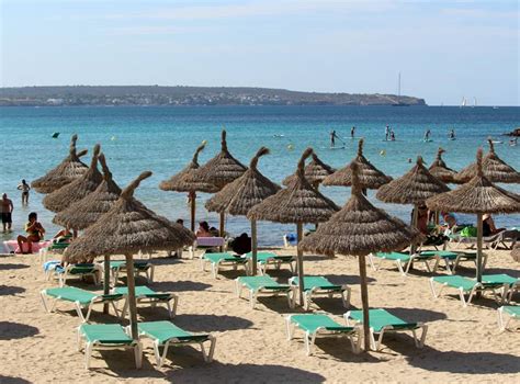 Playa de Palma, sandy beach with spectacular promenade