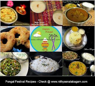 Pongal Festival Recipes |Nithya's Nalabagam