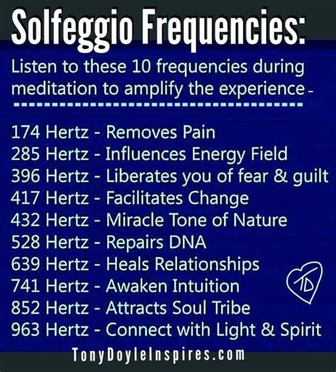 Solfeggio Frequencies used during meditation to amplify experience ...