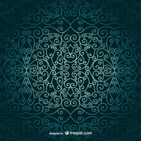 Arabic ornamental wallpaper | Free Vector