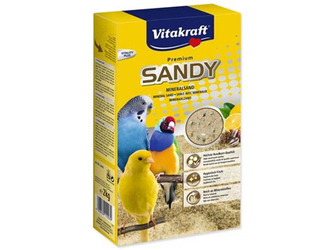 Písek VITAKRAFT Sandy pro malé papoušky 2 kg - Cocowoods.cz
