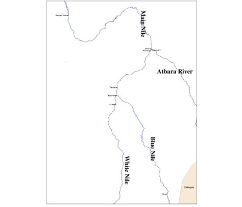 River Nile and its tributaries in Sudan. | Download Scientific Diagram